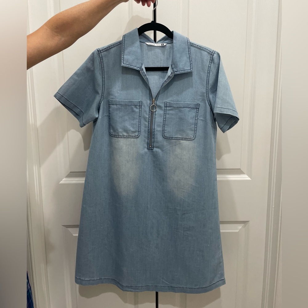 Casual denim dress